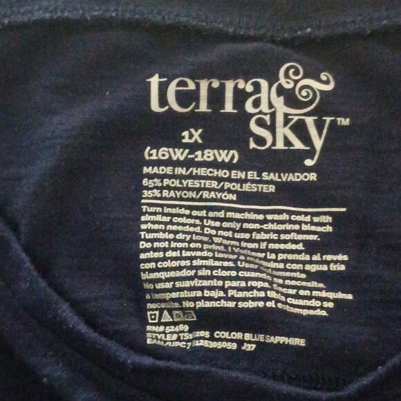 Lot of 3: Bundle Short Sleeve T-shirts Women 1x Knit Lightweight Casual Shirts - Picture 9 of 10